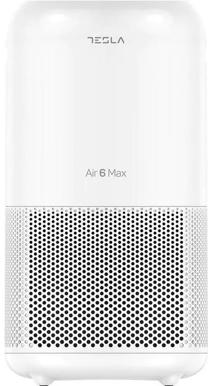 Tesla Purificator Air6 MAX, CADR 400 m3/h, Wi-Fi, Senzor calitate aer, Sleep Mode, Timer, Filtru HEPA+Carbon Activ+Catalyst, Lumina UV-C, Alb