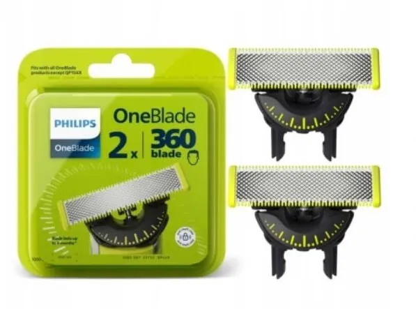 Philips Rezerva aparat de ras Norelco OneBlade 360 QP420/50  2 pack