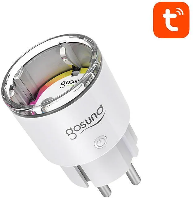 Gosund Priza smart EP2, Wi-Fi, Monitorizare energie, Control vocal, 2500 W, 10 A