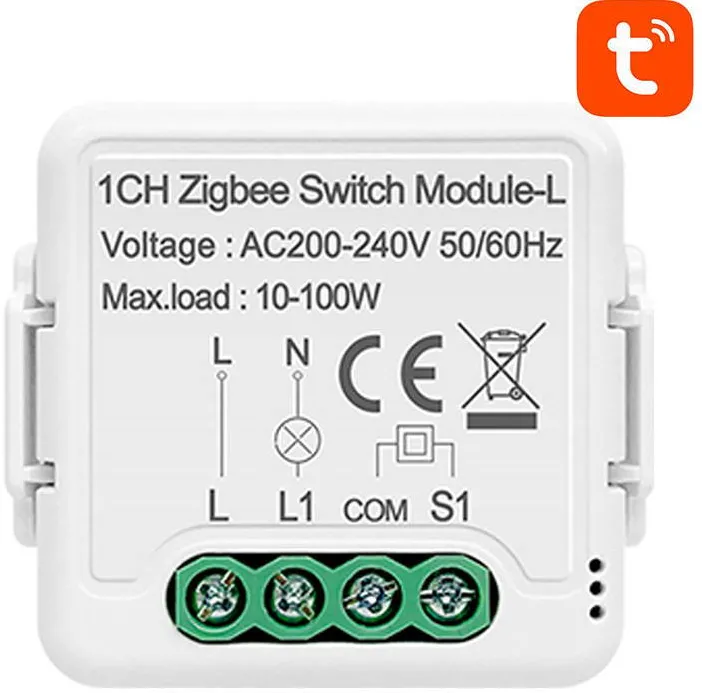Modul Smart Avatto Switch ZigBee N-LZWSM01-1 No Neutral TUYA