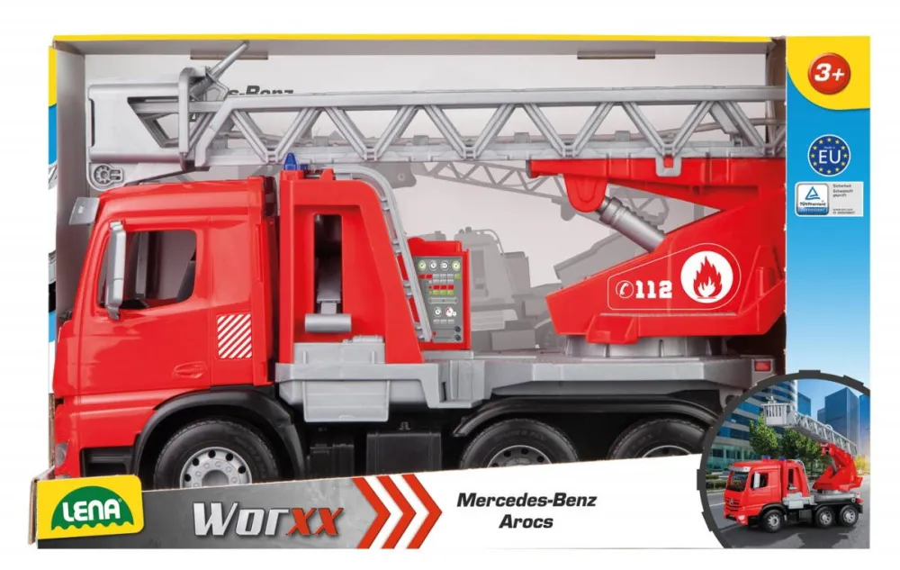 Masinuta Lena Worxx Fire truck with ladder Arocs