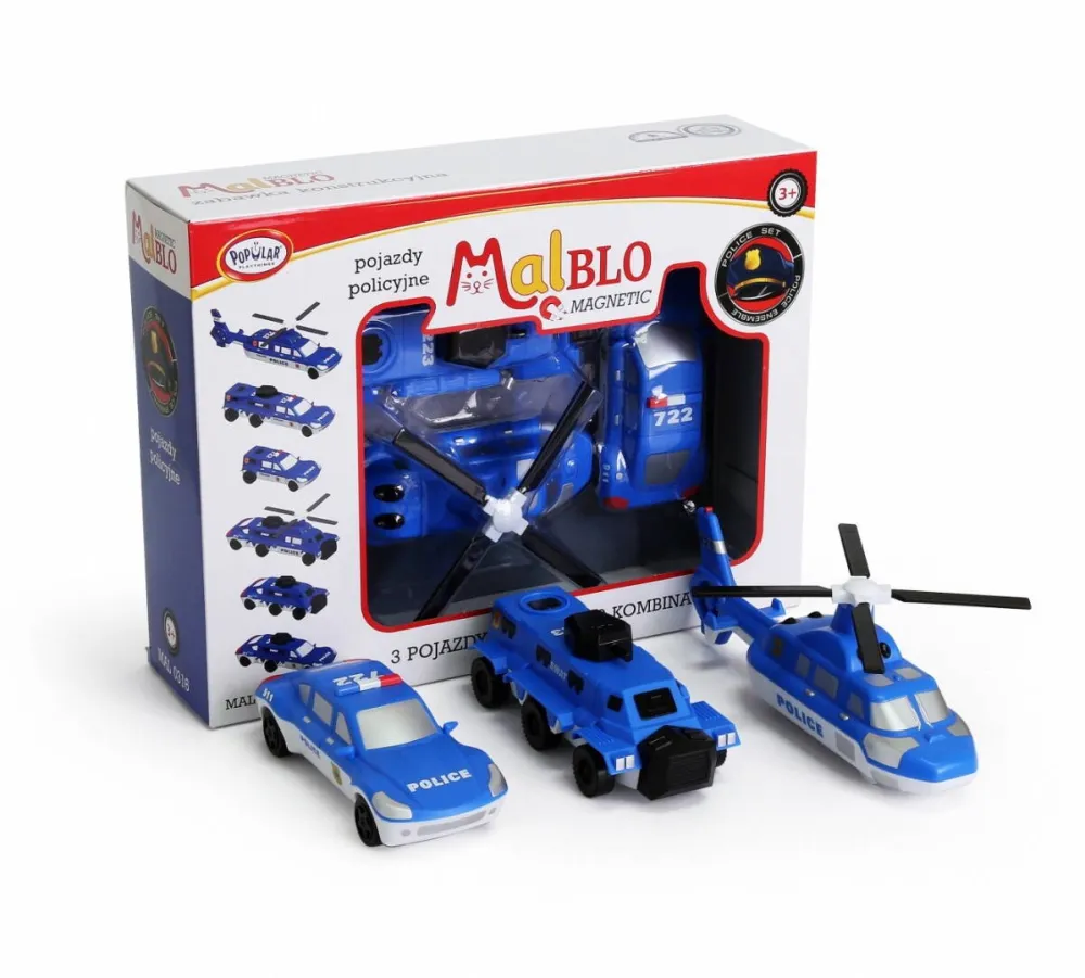 Masinuta MALIK MalBlo Magnetic Police vehicles