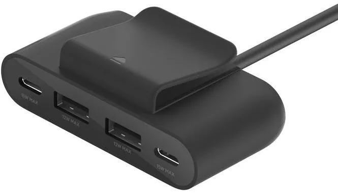 Incarcator BELKIN 4 port USB Power Extend 2xUSB-C 2xA to 30W Blac