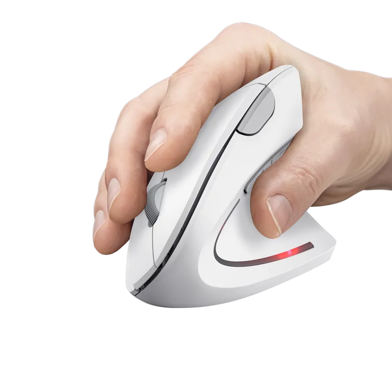 Mouse TRUST Verto Ergo Wireless White