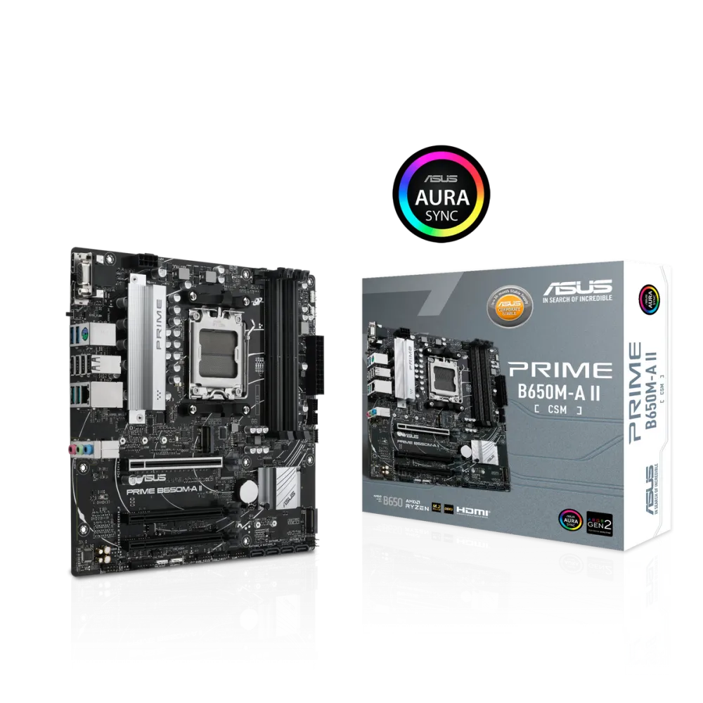 Placa de Baza Asus PRIME B650M-A II-CSM AM5, DDR5, mATX