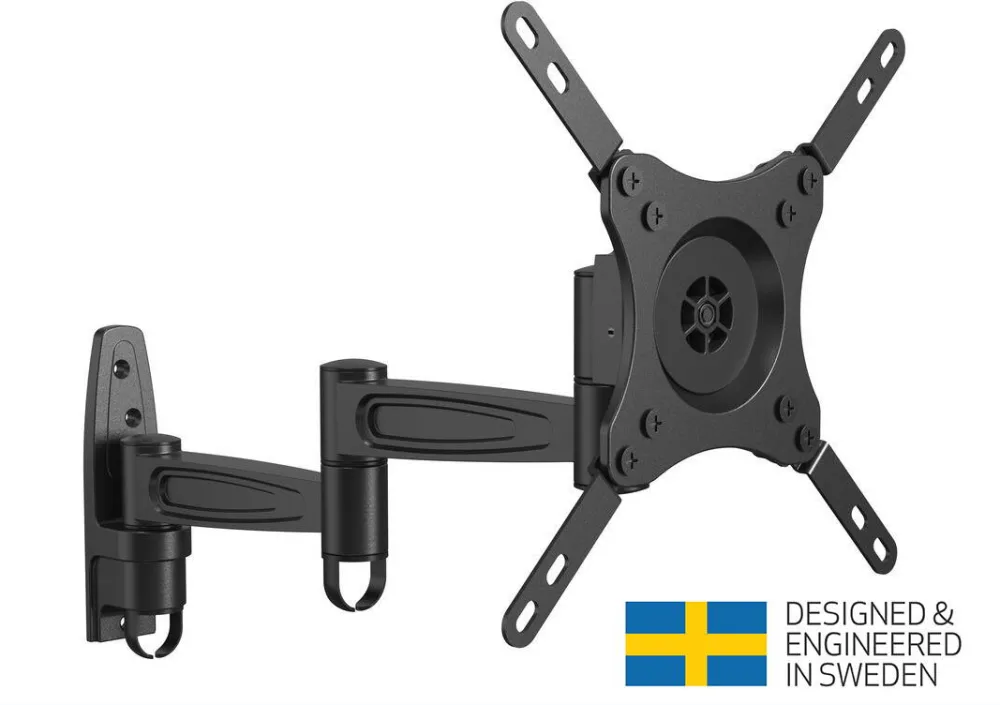 Suport TV / Monitor Multibrackets perete brat lung flexibil 360 MB-3299, diagonala 15-32", incl. vert. +/- 15°, max.15 kg, Negru