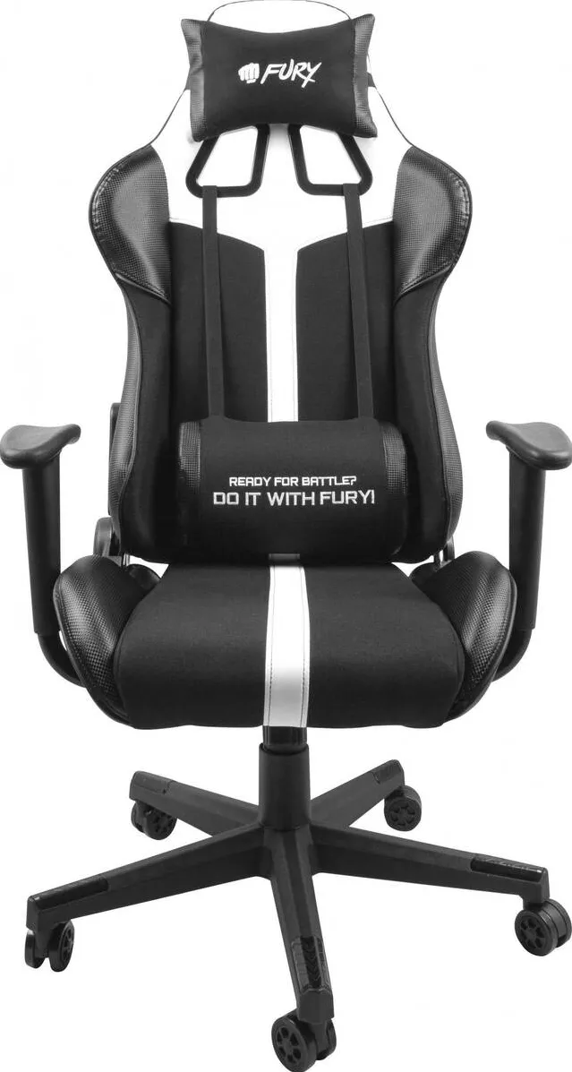 Scaun Gaming Fury Avenger XL Negru-Alb (NFF-1712)