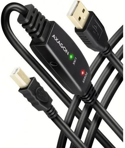 AXAGON Cablu ADR-215B, USB repeater, 15 m, USB-A - USB-B