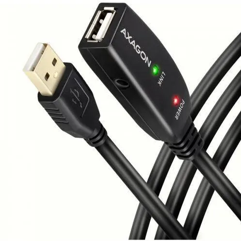AXAGON Cablu ADR-220, USB repeater, 20 m, USB-A male - USB-A female