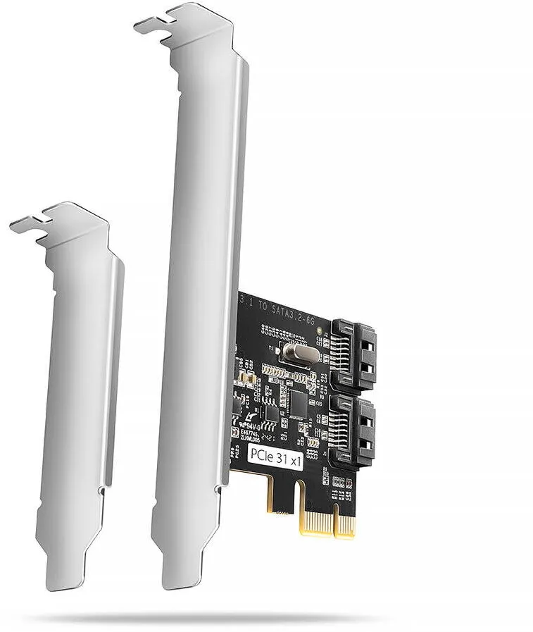 Adaptor AXAGON PCI-Express Gigabit, 2x SATA 6G port, Chipset Jmicron JMB582