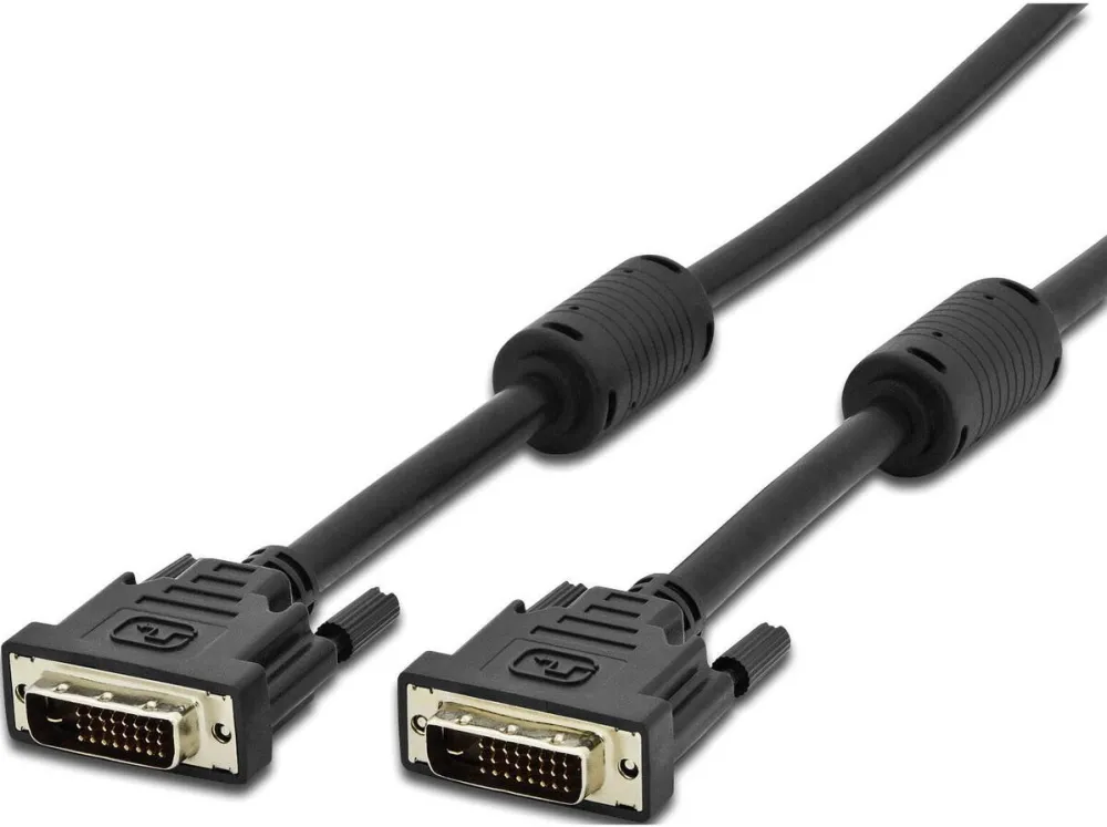 Cablu Assmann DVI-D- DVI(24+1) -> DVI(24+1) St/St 2.00m Negru