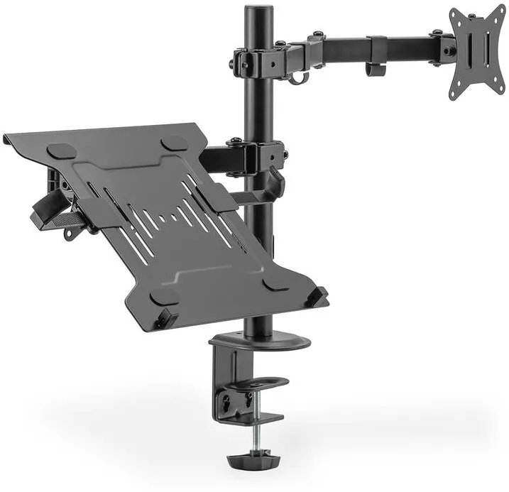 Suport TV / Monitor Assmann 1TFT -32" Max8KG+ 1NOT -15,6" Max4KG Negru