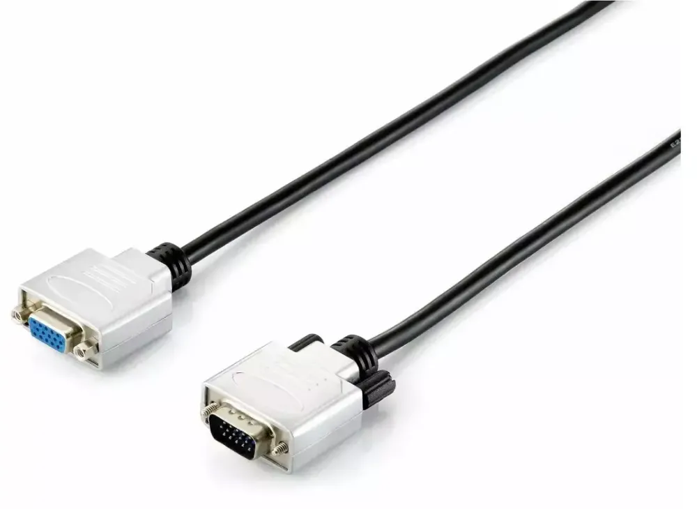 Cablu EQUIP VGA HD15 St/Bu 1.80m 1920x1080/60Hz Negru/si