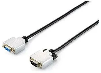Cablu EQUIP VGA HD15 St/Bu 15.00m 1024x 768/60Hz Negru/si