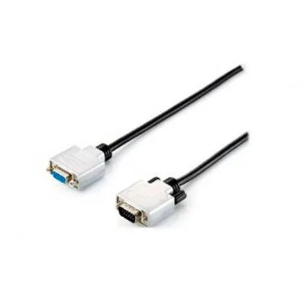 Cablu EQUIP VGA HD15 St/Bu 20.00m 1024x 768/60Hz Negru/si