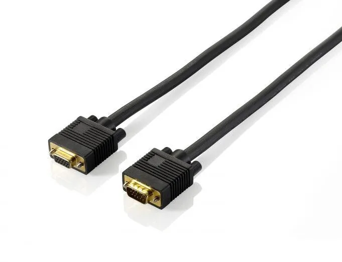 Cablu EQUIP VGA HD15 St/Bu 1.80m 1024x 768/60Hz Negru Blister