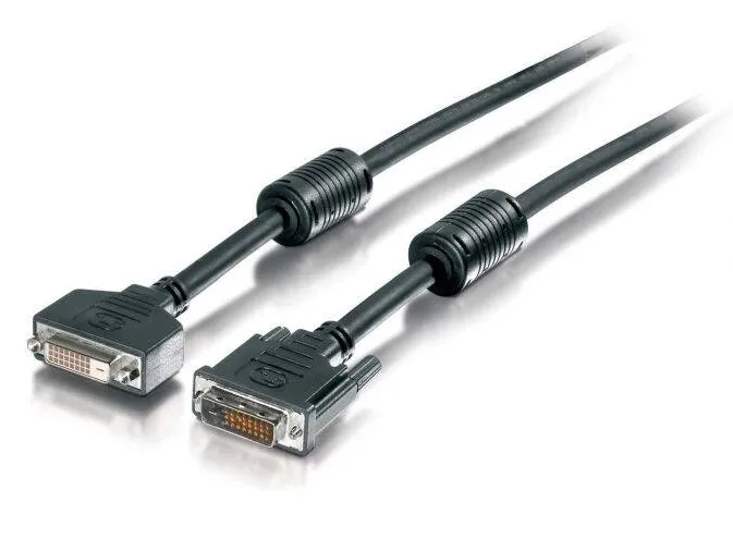 Cablu EQUIP DVI(24+1)-(24+1) St/Bu 3.0m 1920x1200 Verlängerung Negru