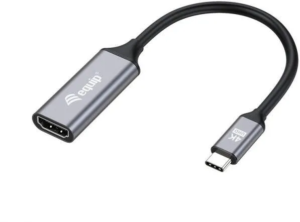 Adaptor EQUIP USB-C -> HDMI 2.0 4K60Hz 0.15m Gri