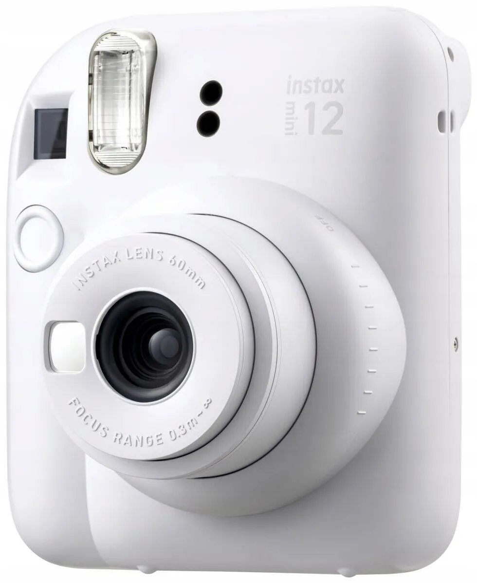 Aparat foto compact FUJIFILM Instax Mini 12 Clay White