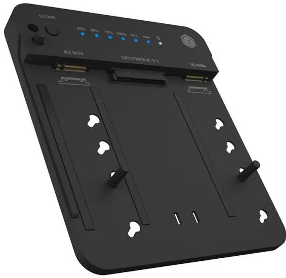 Docking Station Icy Box 2,5"& 3,5"M.2 SATA NVMe USB3.2