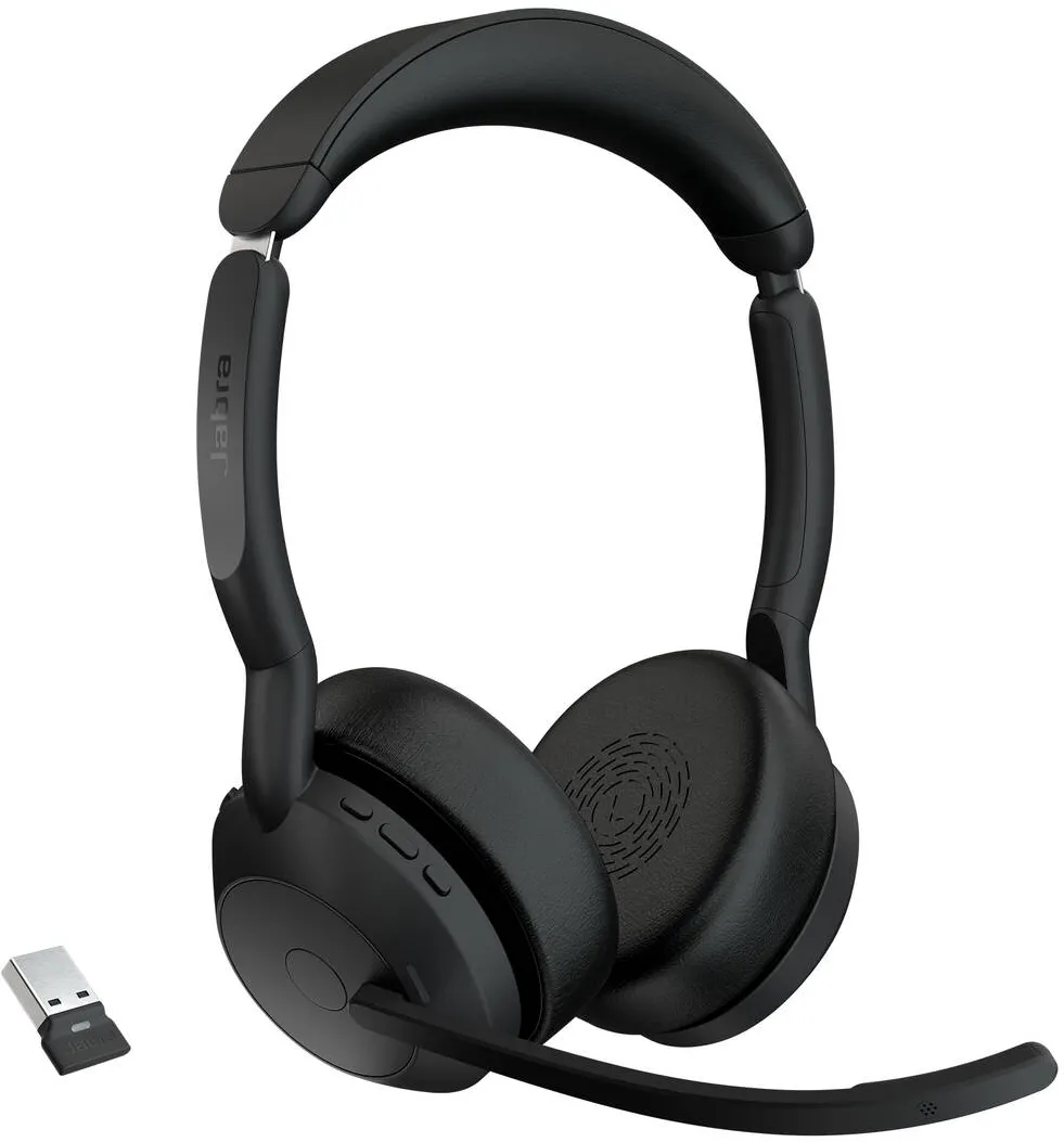 Casti Jabra Evolve2 55 USB-A UC Stereo Fara Fir