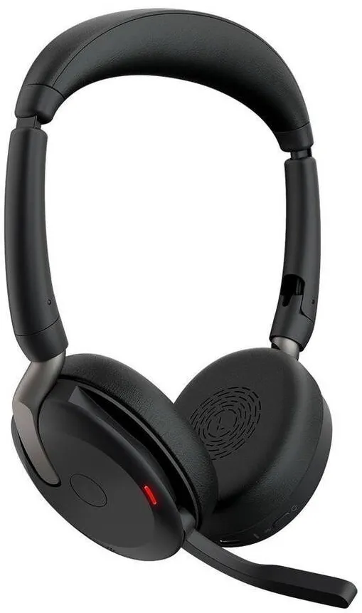 Casti Jabra Evolve2 65 Flex USB-A MS Stereo WLC Fara Fir