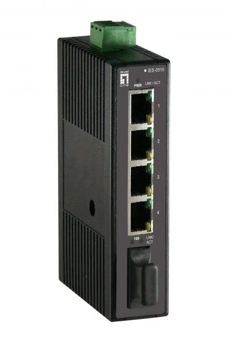 Switch Level One 4x FE IES-0510 1xSC