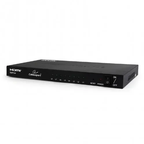 Splitter Gembird DSP-8PH4-03, 8x HDMI, Black