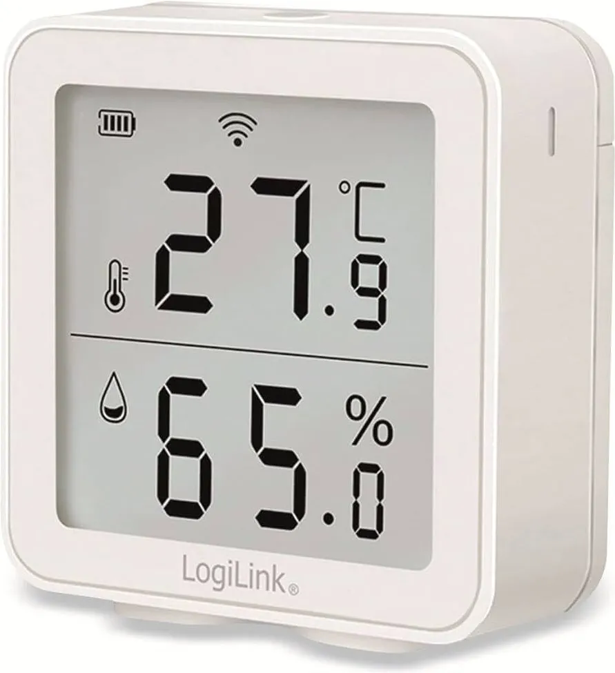 Logilink Wi-Fi Smart Termo-Hidrometru, Tuya compatibil