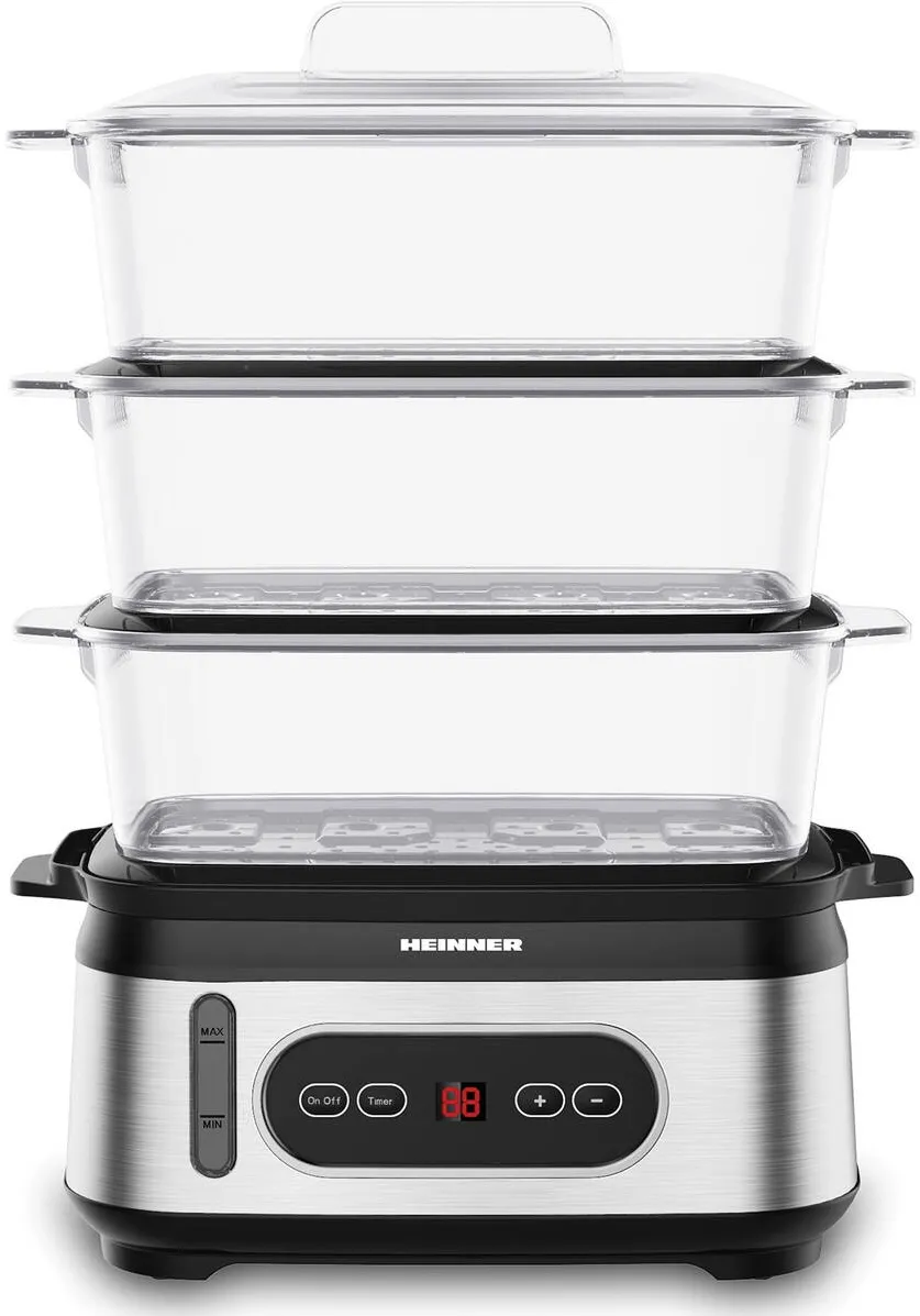 HEINNER Aparat de gatit cu aburi, Aparat de gatit cu abur OneSteam HSA-D950SS, 950W, 9L