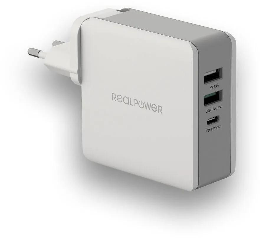 Incarcator GSM Realpower DeskCharge-65 Travel 65W