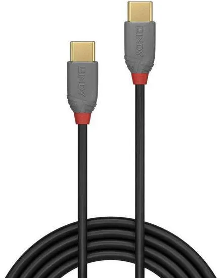 Lindy Cablu 2m USB 2.0 Type-C, Anthra