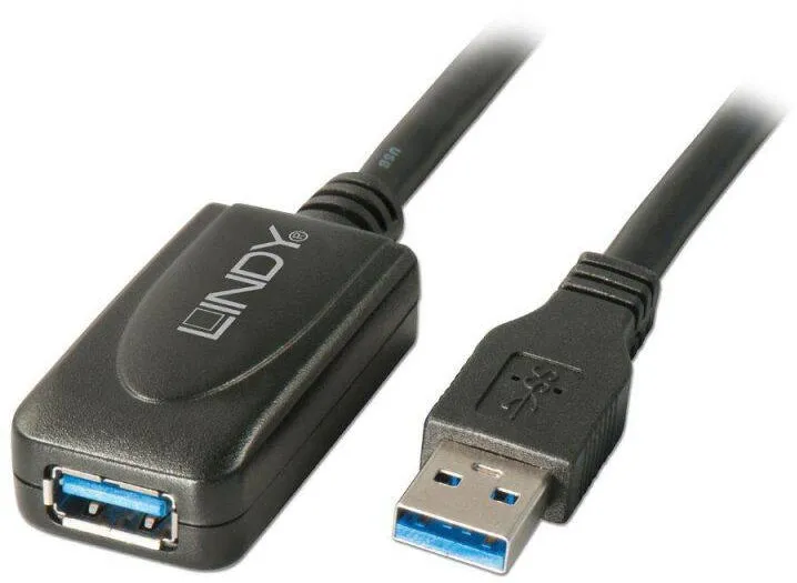 Lindy Cablu Ext. USB 3.0 Activ 5m, M-F