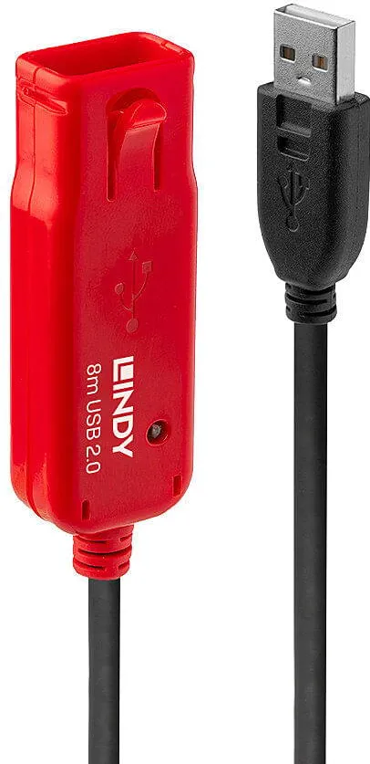 Lindy Cablu USB 2.0, 8m, Active Extensio