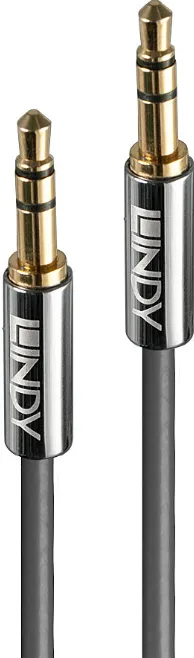 Lindy Cablu Audio 3.5mm, 2m, Cromo Line