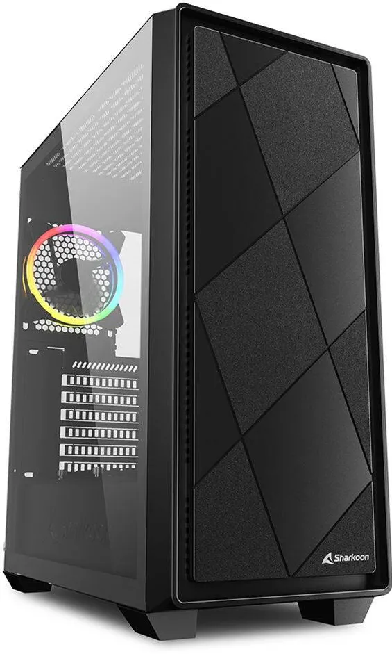 Carcasa PC Sharkoon VS8 RGB Glass Negru