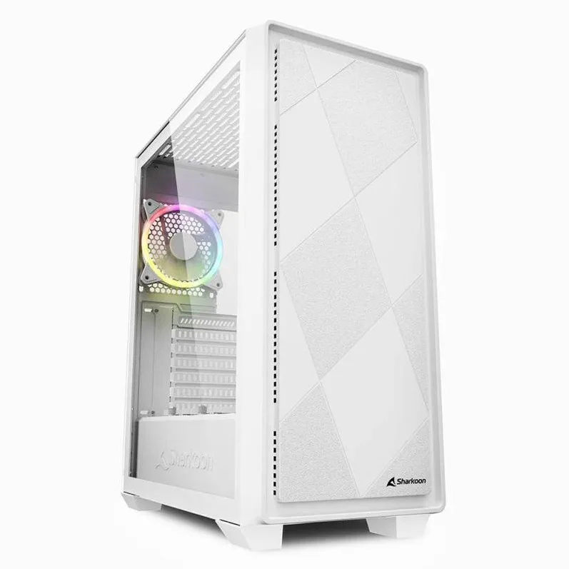 Carcasa PC Sharkoon VS8 RGB ATX Glass Alb