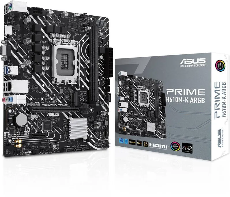 Placa de Baza Asus PRIME H610M-K ARGB