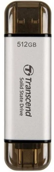 SSD Extern Transcend 512GB ESD310S Portable, USB, Type-C/A
