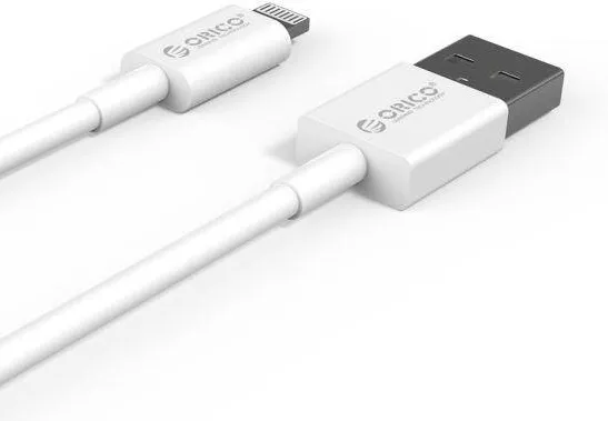 Orico Cablu de date AL01-10-WH, USB - Lighting, 1m, White