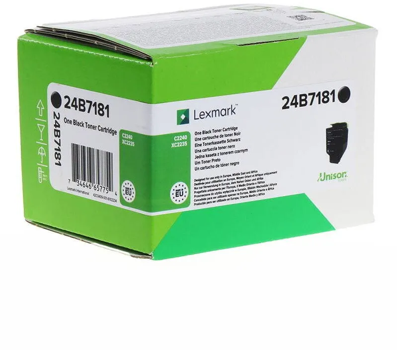 Toner imprimanta Lexmark 24B7181 BLK 9K C2240