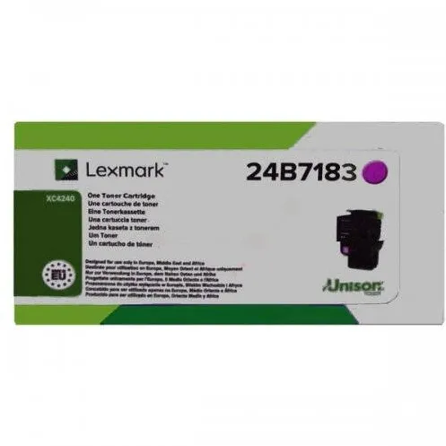 Toner imprimanta Lexmark 24B7183 MAG 6K XC4240