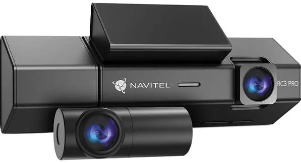 Camera Auto NAVITEL RC3 PRO cu 3 camere FullHD, GPS, WiFi