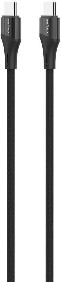 Serioux Cablu USB-C - USB-C, 1m, Black