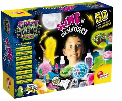 Jucarie Educativa Lisciani Science kit Crazy Science Slime in the dark