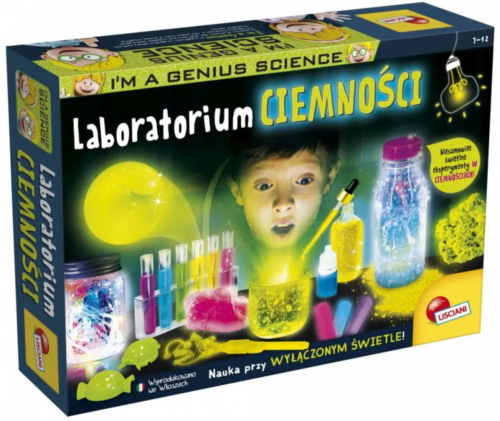 Jucarie Educativa Lisciani Im A Genius The Laboratory of Darkness