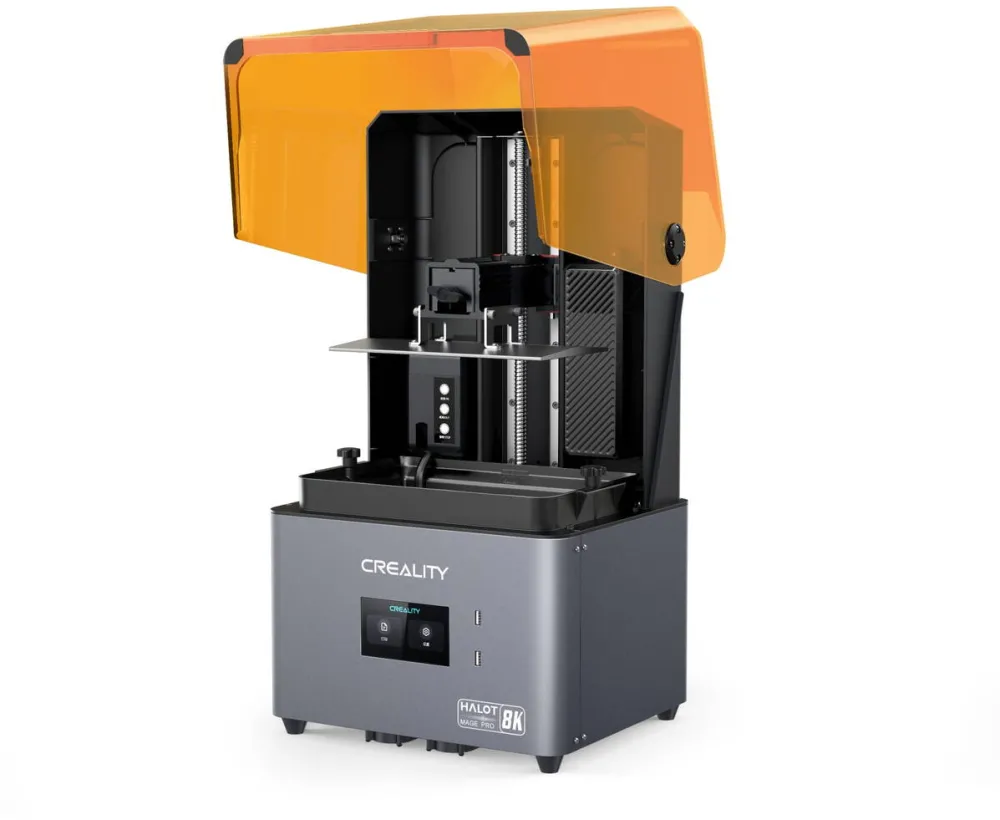 CREALITY Halot Mage Pro 8K, 228x128x230 mm, alimentator automat de rasina, 170 mm/h