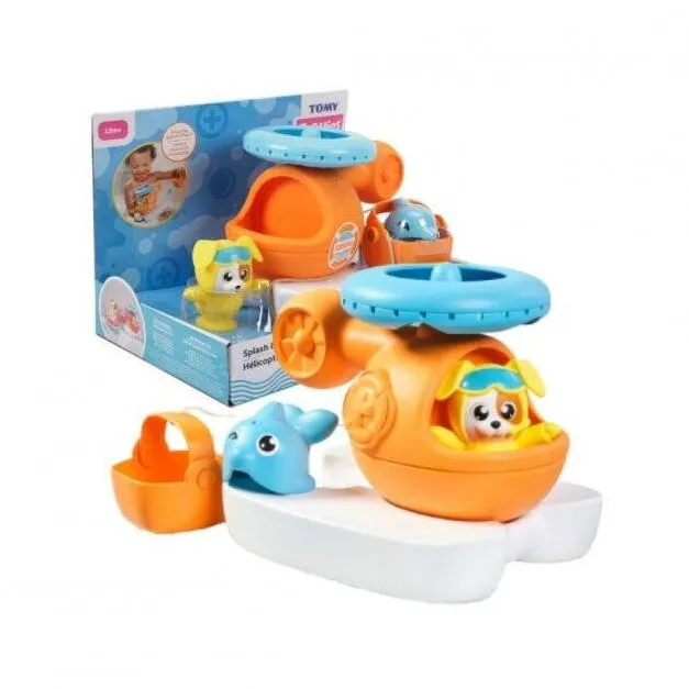 TOMY Jucarie de baie, elicopter de salvare T73305