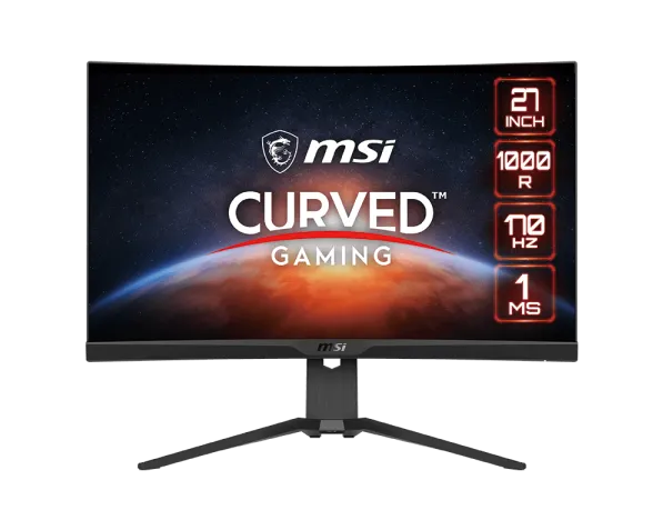 Monitor MSI Gaming G272CQP Curbat 27 inch QHD VA 1 ms 170 Hz HDR