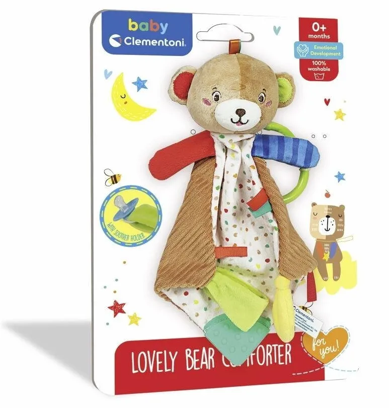 Jucarie Bebelus Clementoni Blanket Soft Bear